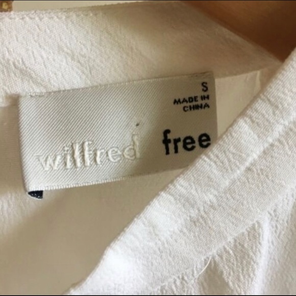 Aritizia Wilfred Free McCall shirt Small - Picture 3 of 6